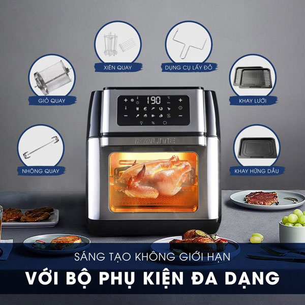 Phụ kiện của nồi chiên không dầu có ảnh hưởng tới giá